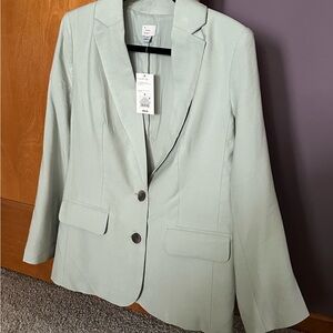 a new day Green Blazer